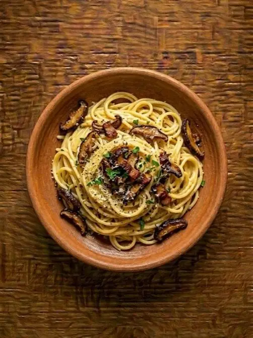 Pasta Carbonara Vegetariana