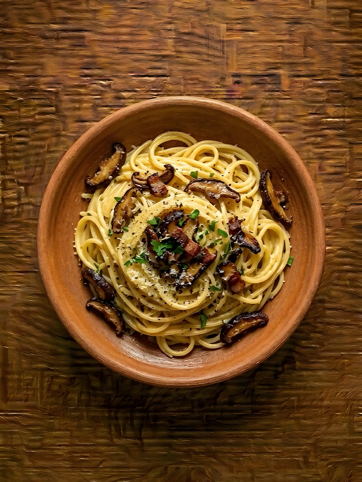 Pasta Carbonara Vegetariana