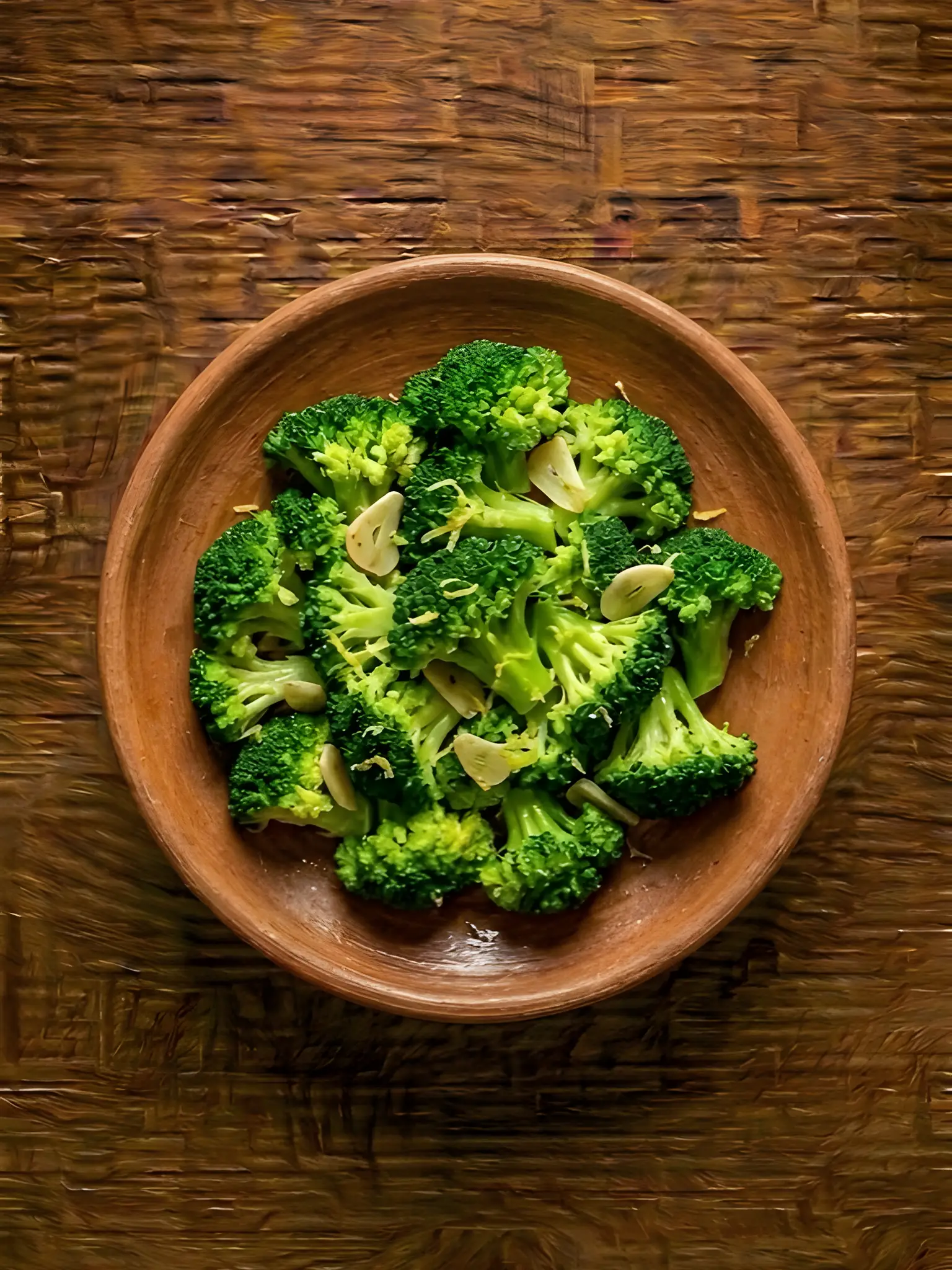Brócoli al vapor en microondas