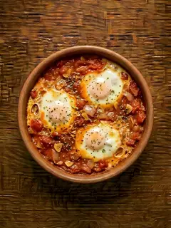 Huevos al Plato con Tomate