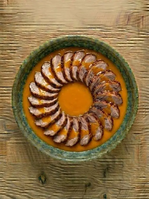 Presa Ibérica con Salsa de Naranja