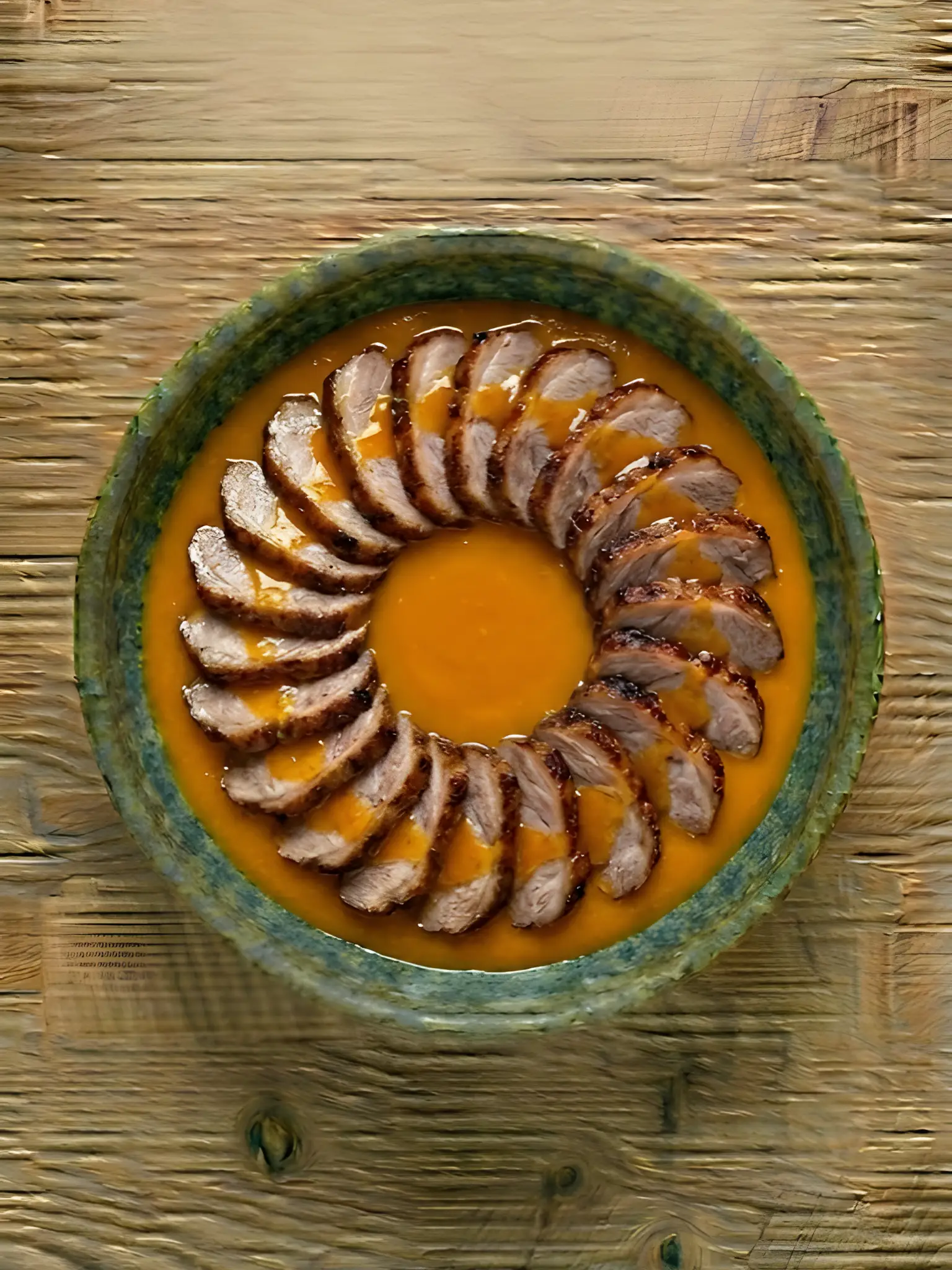 Presa Ibérica con Salsa de Naranja