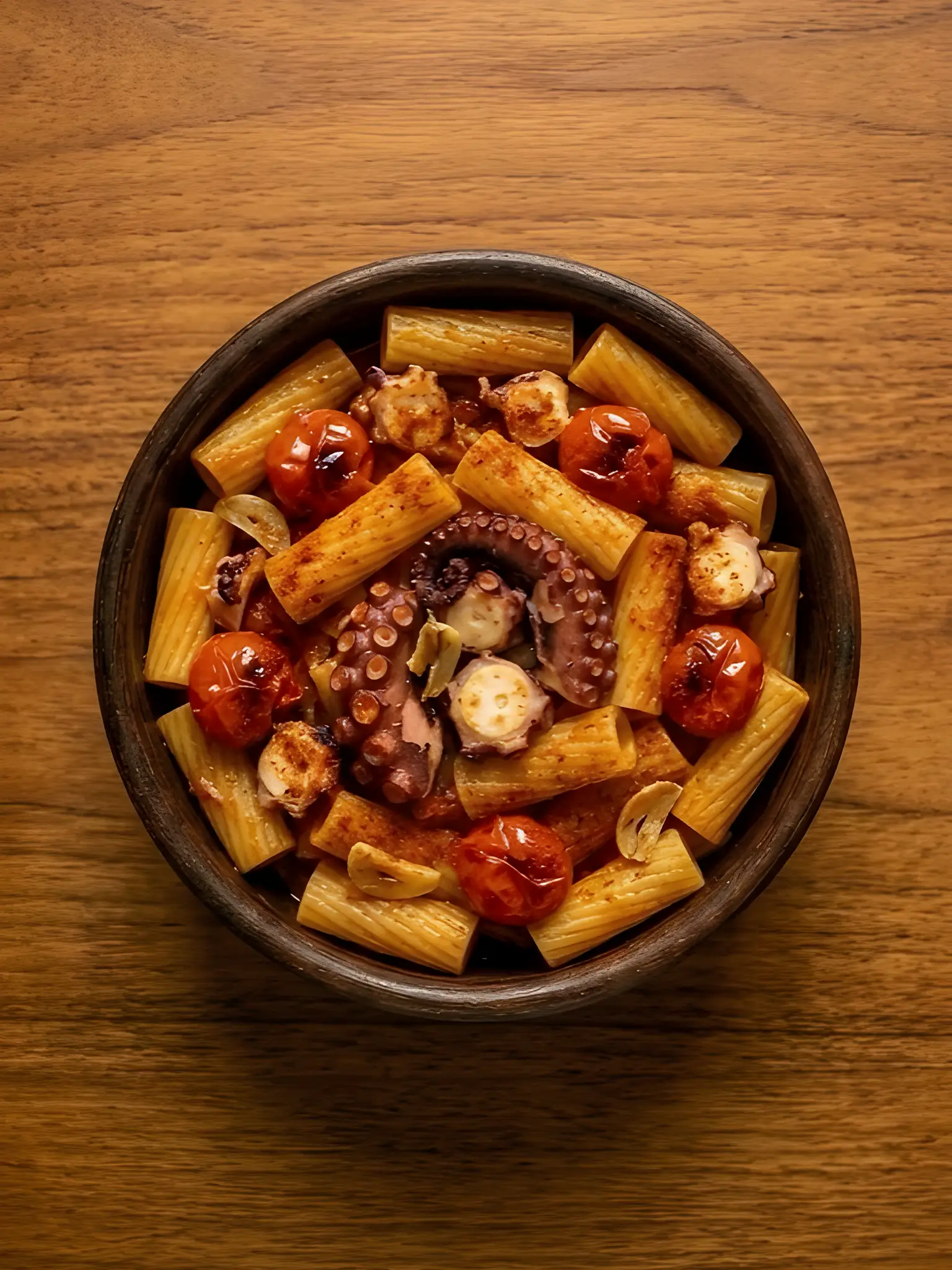 Pasta con Pulpo