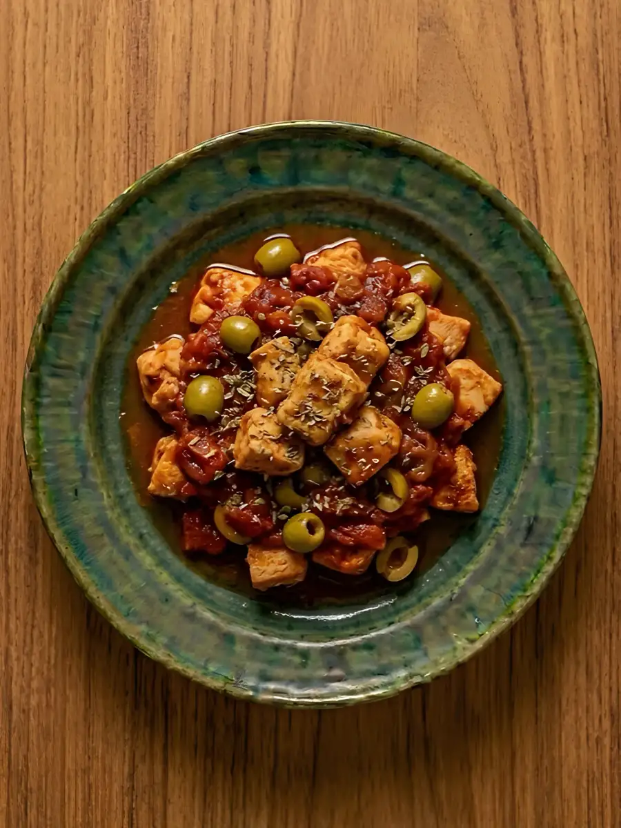 Foto de Pollo con aceitunas y tomate estilo andaluz