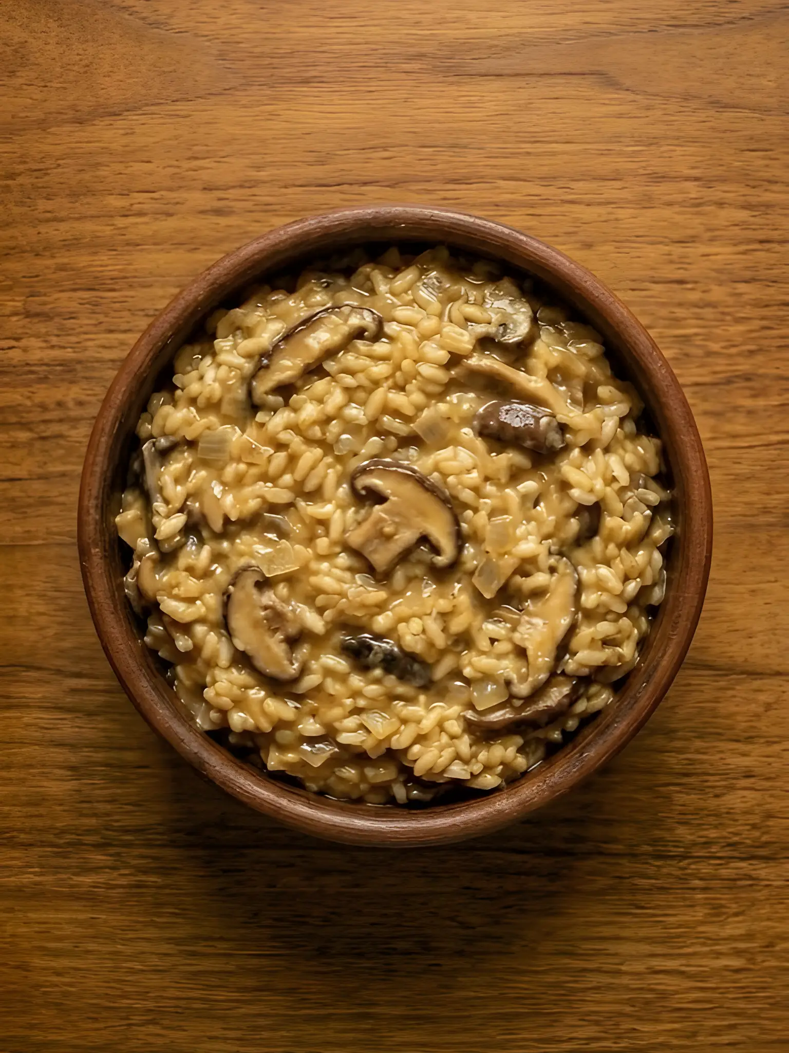 Risotto Vegano de Champiñones