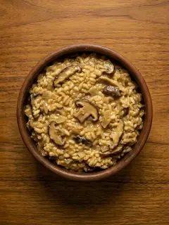 Risotto Vegano de Champiñones