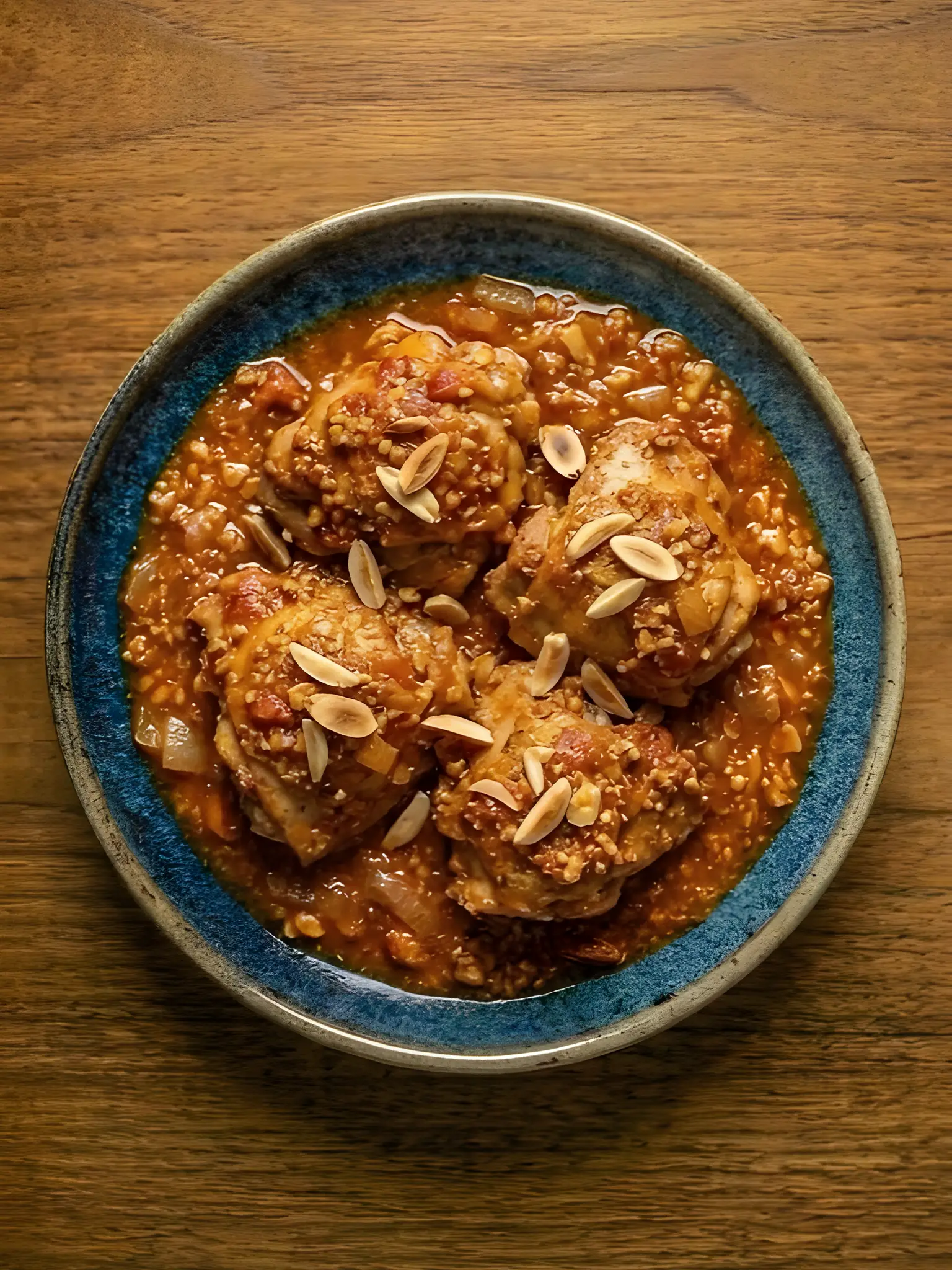 Pollo en Salsa de Almendras