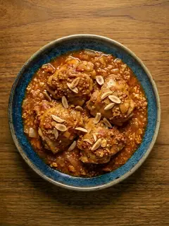 Pollo en Salsa de Almendras