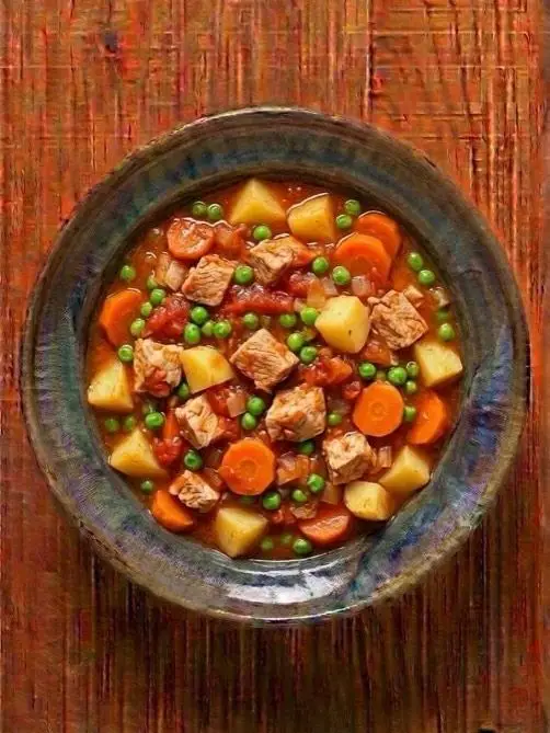 Estofado de pavo con patata y zanahoria