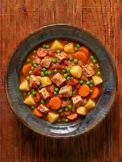 Estofado de pavo con patata y zanahoria