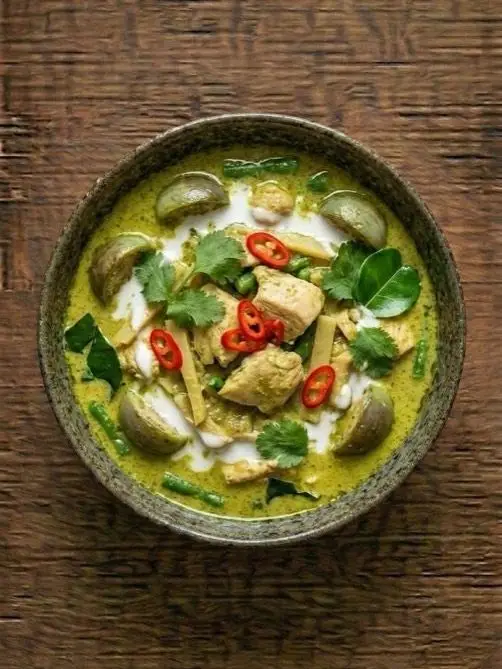 Curry Verde Tailandes de Pollo