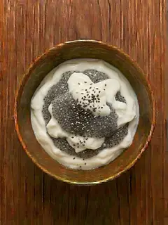 Yogur natural con semillas de chia