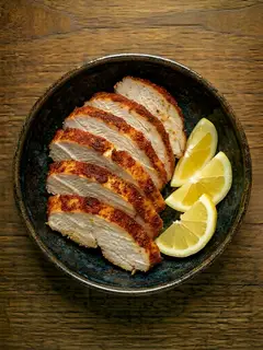 Pechuga de pavo al air fryer con especias