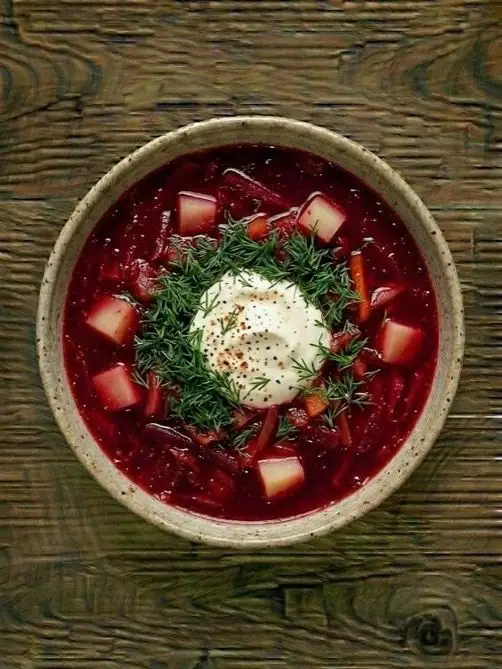 Sopa de Remolacha Borscht
