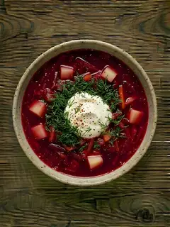 Sopa de Remolacha Borscht