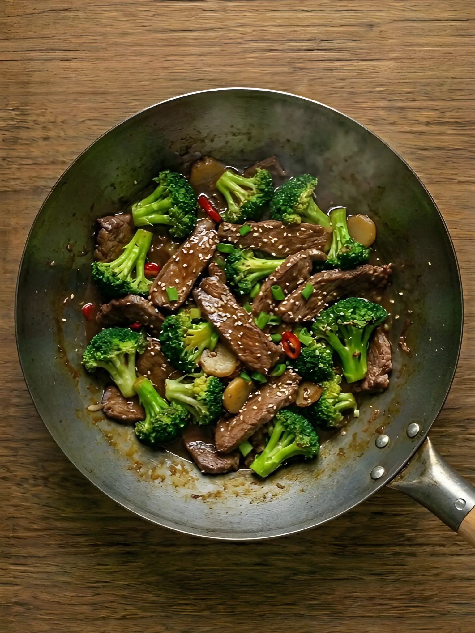 Ternera con Brócoli al Wok