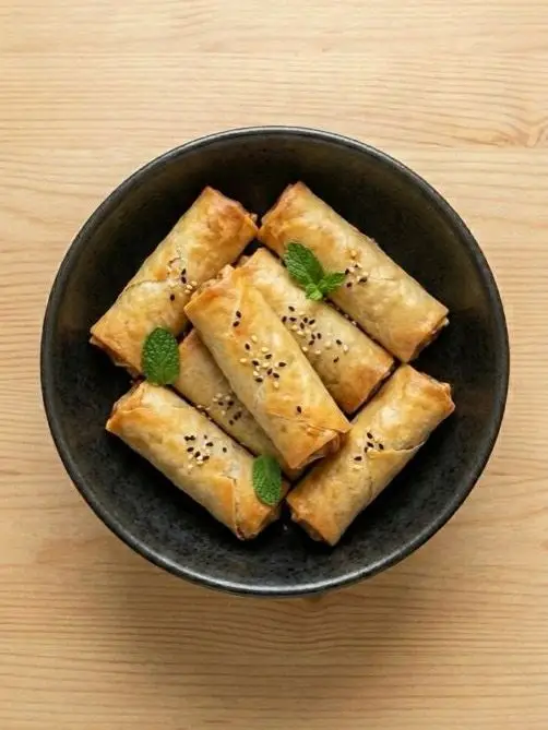Rollitos de primavera caseros al horno
