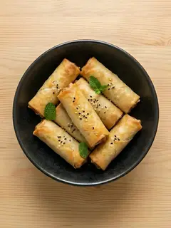 Rollitos de primavera caseros al horno