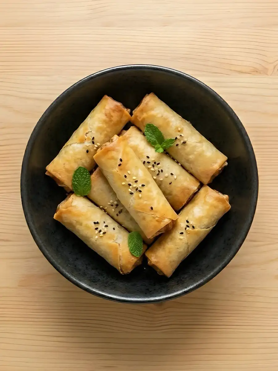 Foto de Rollitos de primavera caseros al horno