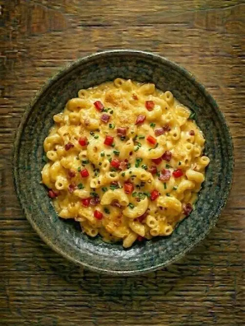 Macarrones con Salsa de Quesos