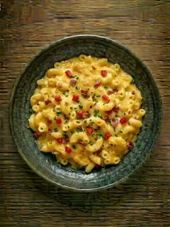 Macarrones con Salsa de Quesos