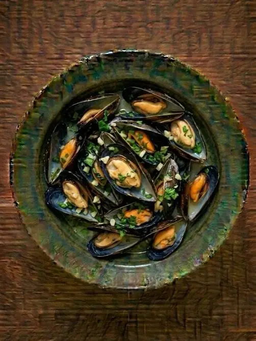 Mejillones al vapor con vino blanco