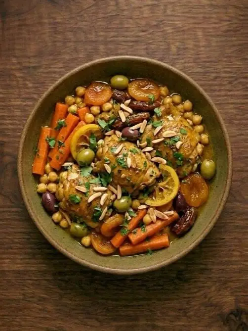 Tagine Marroquí de Pollo