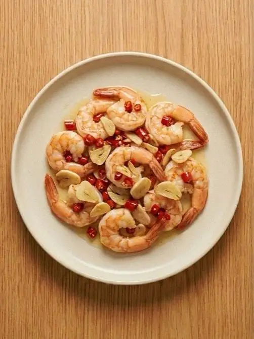 Gambas al ajillo con guindilla