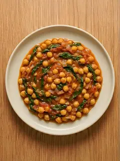 Potaje de Garbanzos con Espinacas