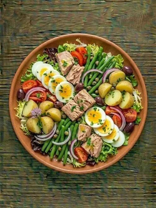 Ensalada Niçoise con Atún