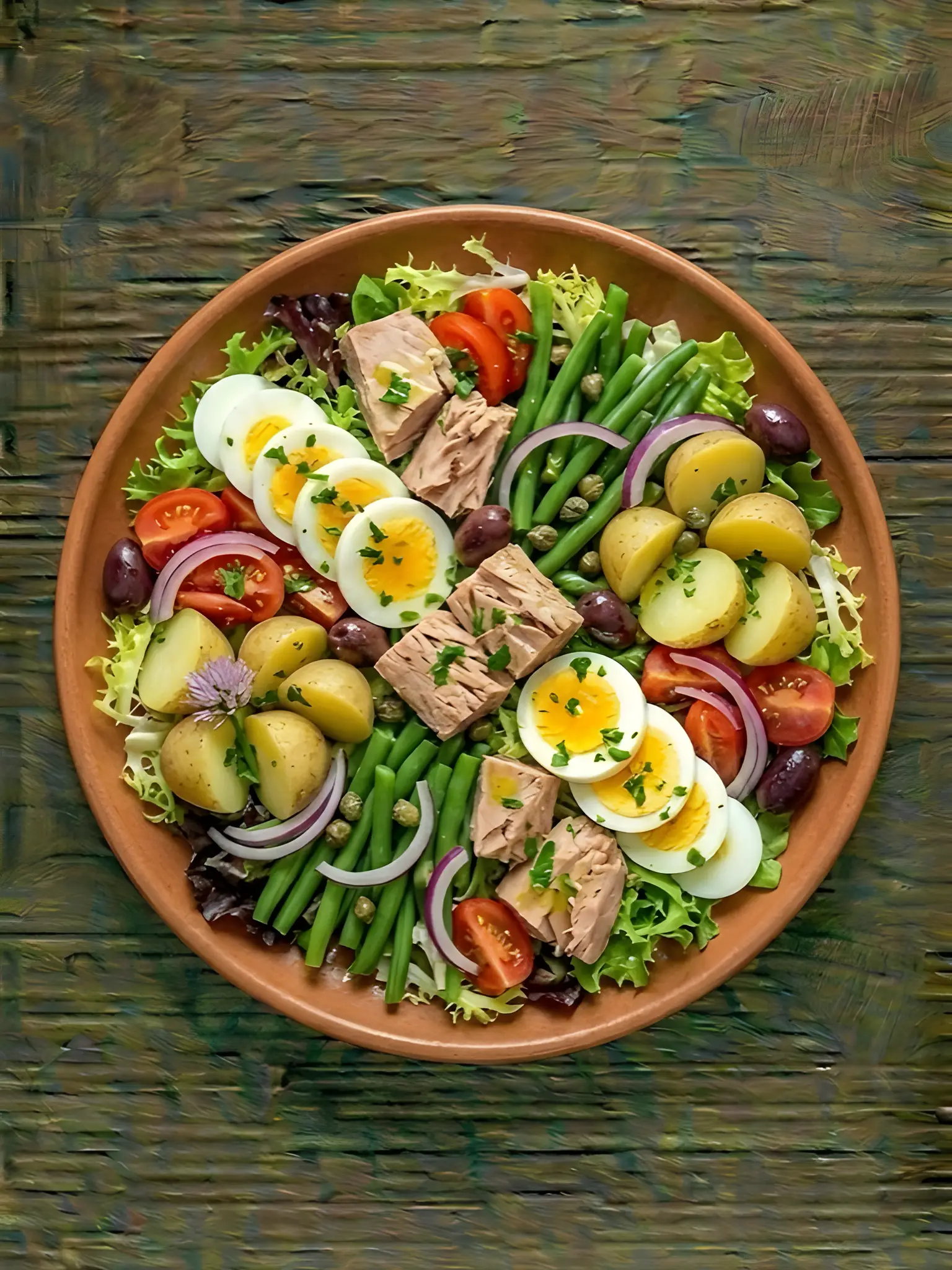 Ensalada Niçoise con Atún