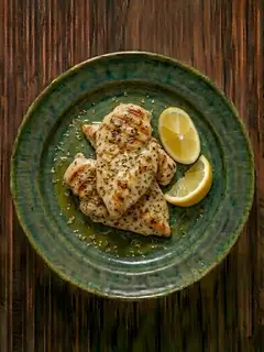 Pollo a la plancha con oregano y limon