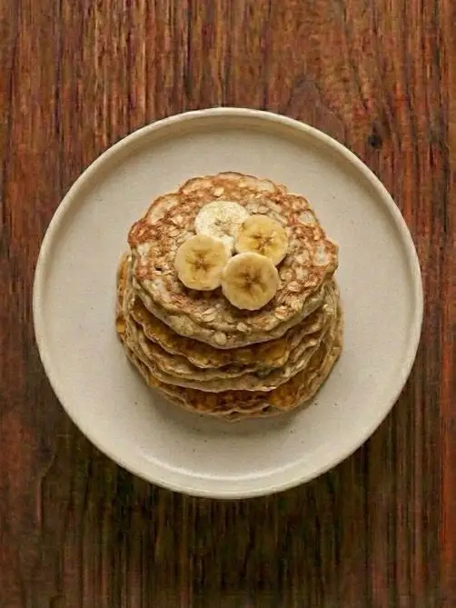 Tortitas de avena con plátano