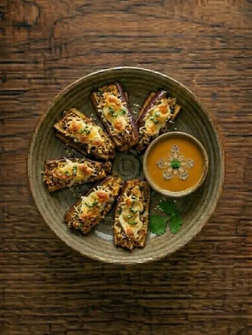 Berenjenas al Airfryer con Parmesano