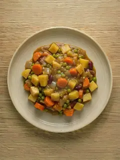 Menestra de Verduras al Microondas