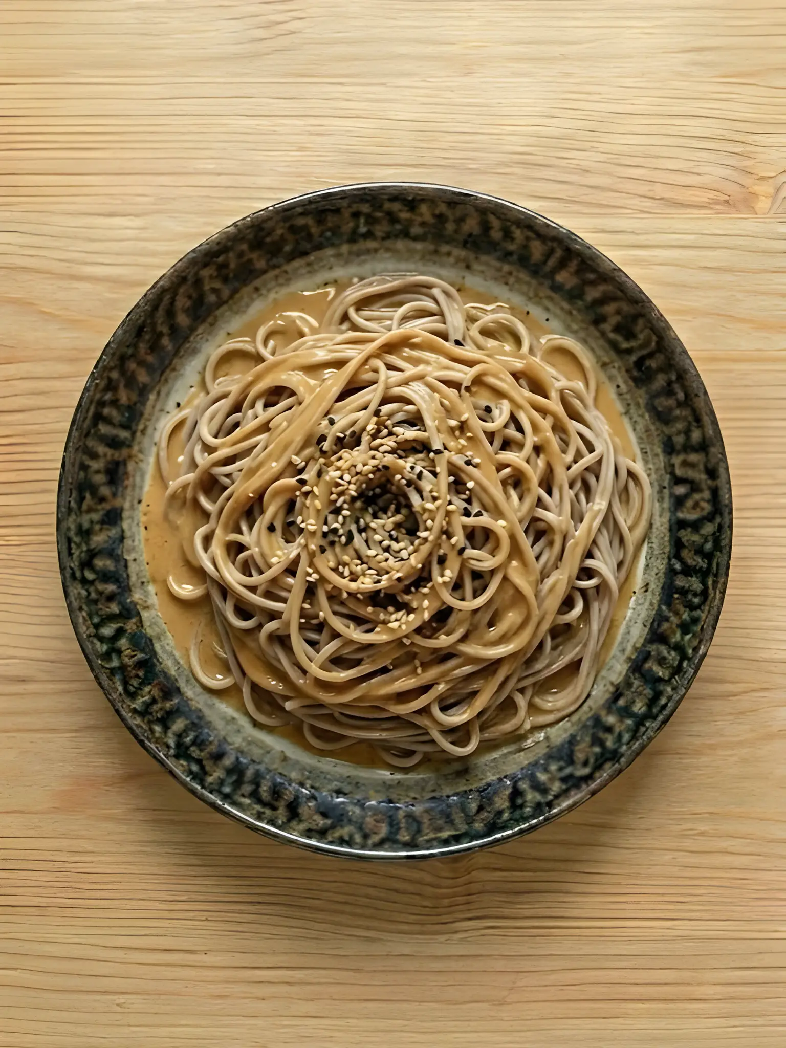 Soba Fría con Salsa de Sésamo