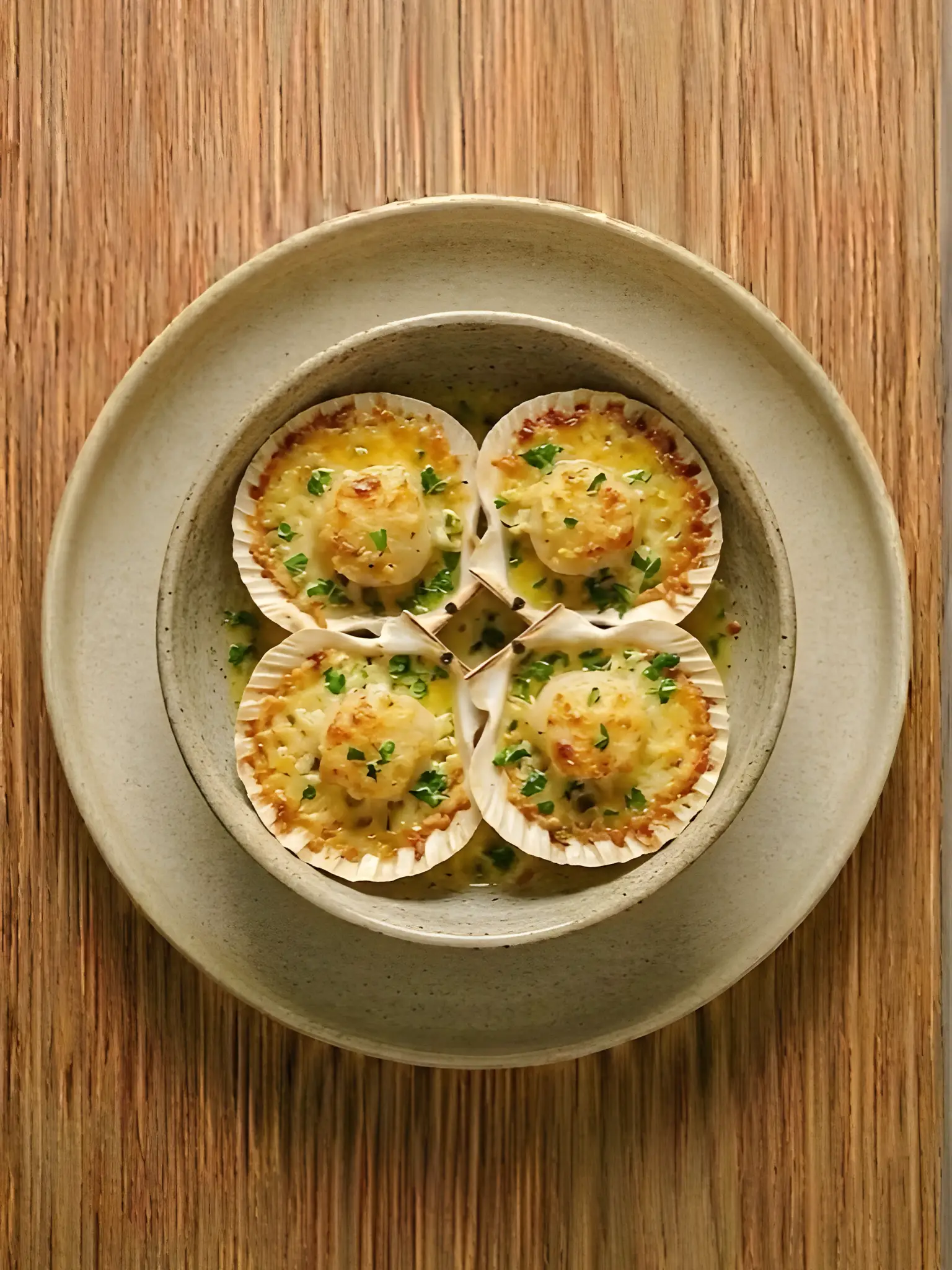 Vieiras Gratinadas