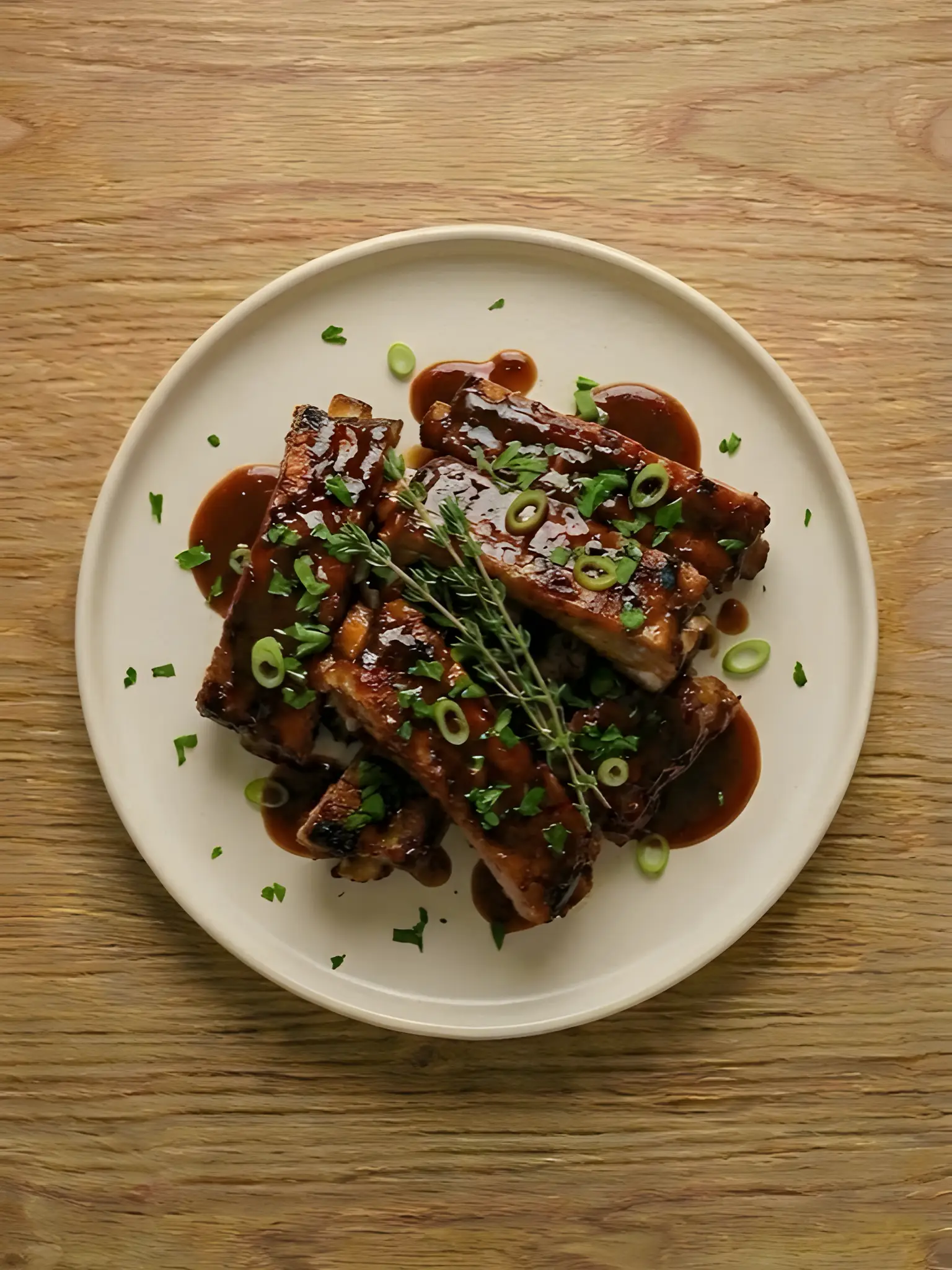 Costillas de cerdo al air fryer