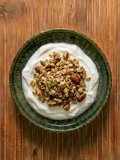 Yogur griego con granola