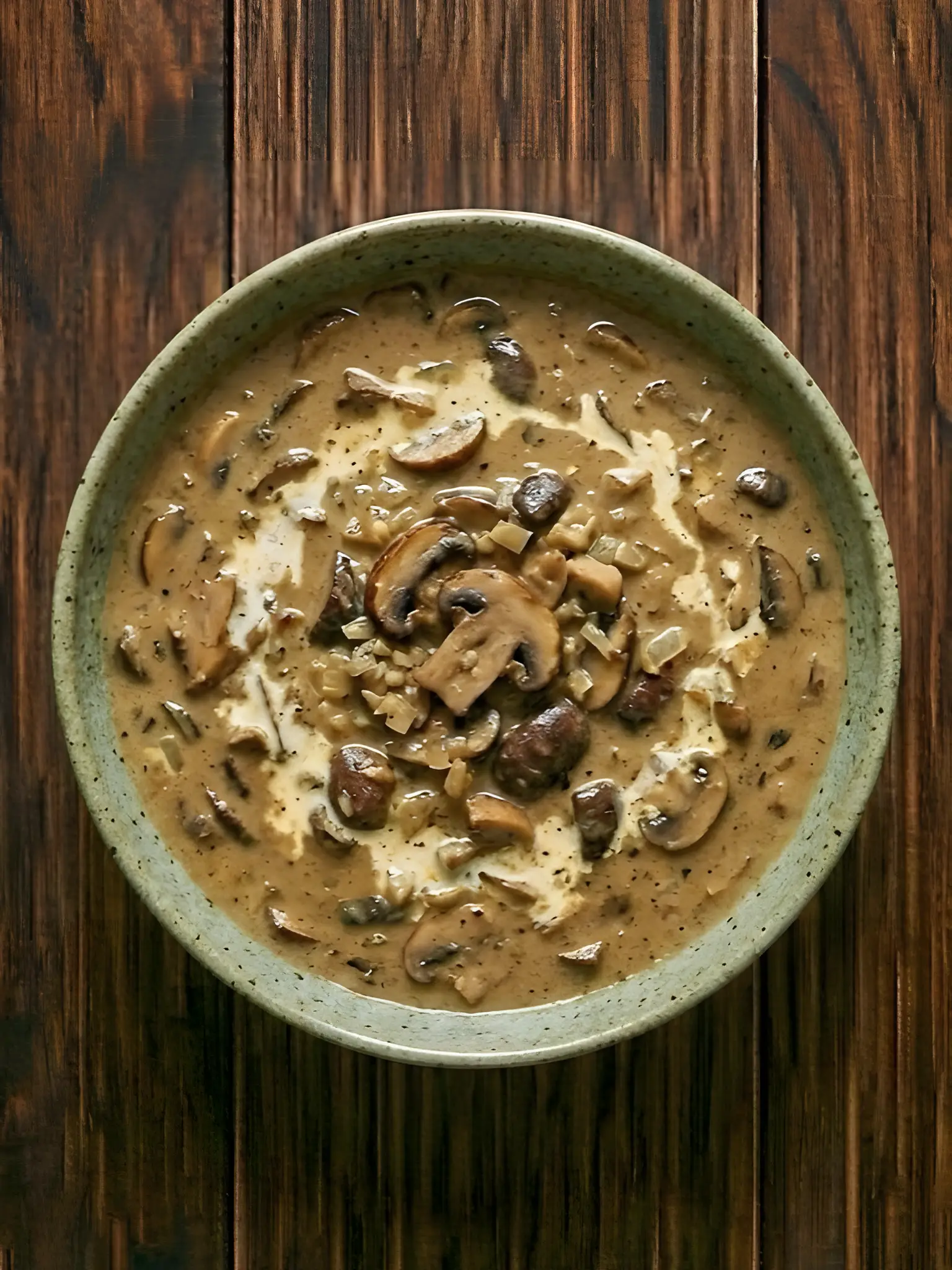 Crema de Champiñones al Ajo