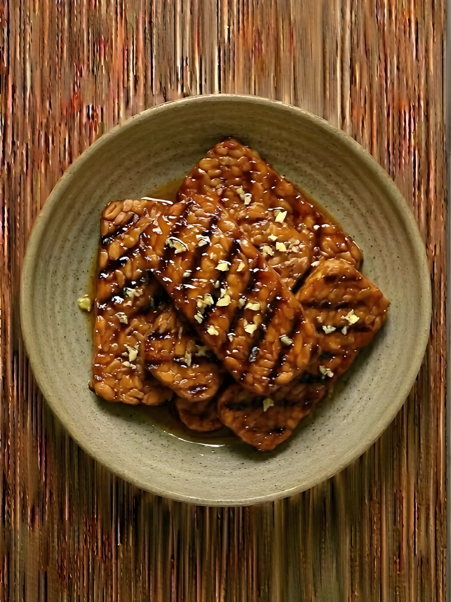 Tempeh Marinado a la Plancha