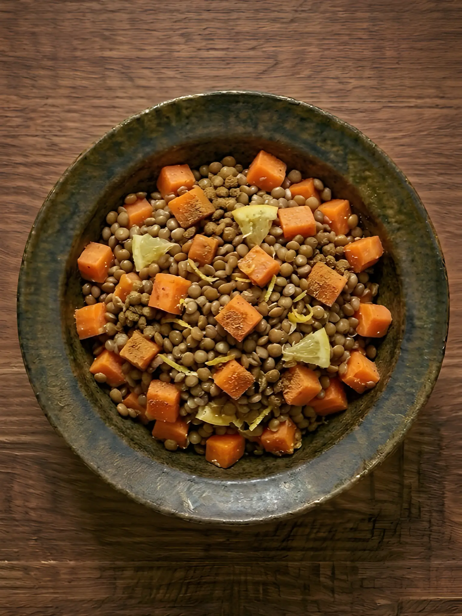 Ensalada de lentejas con zanahoria y comino
