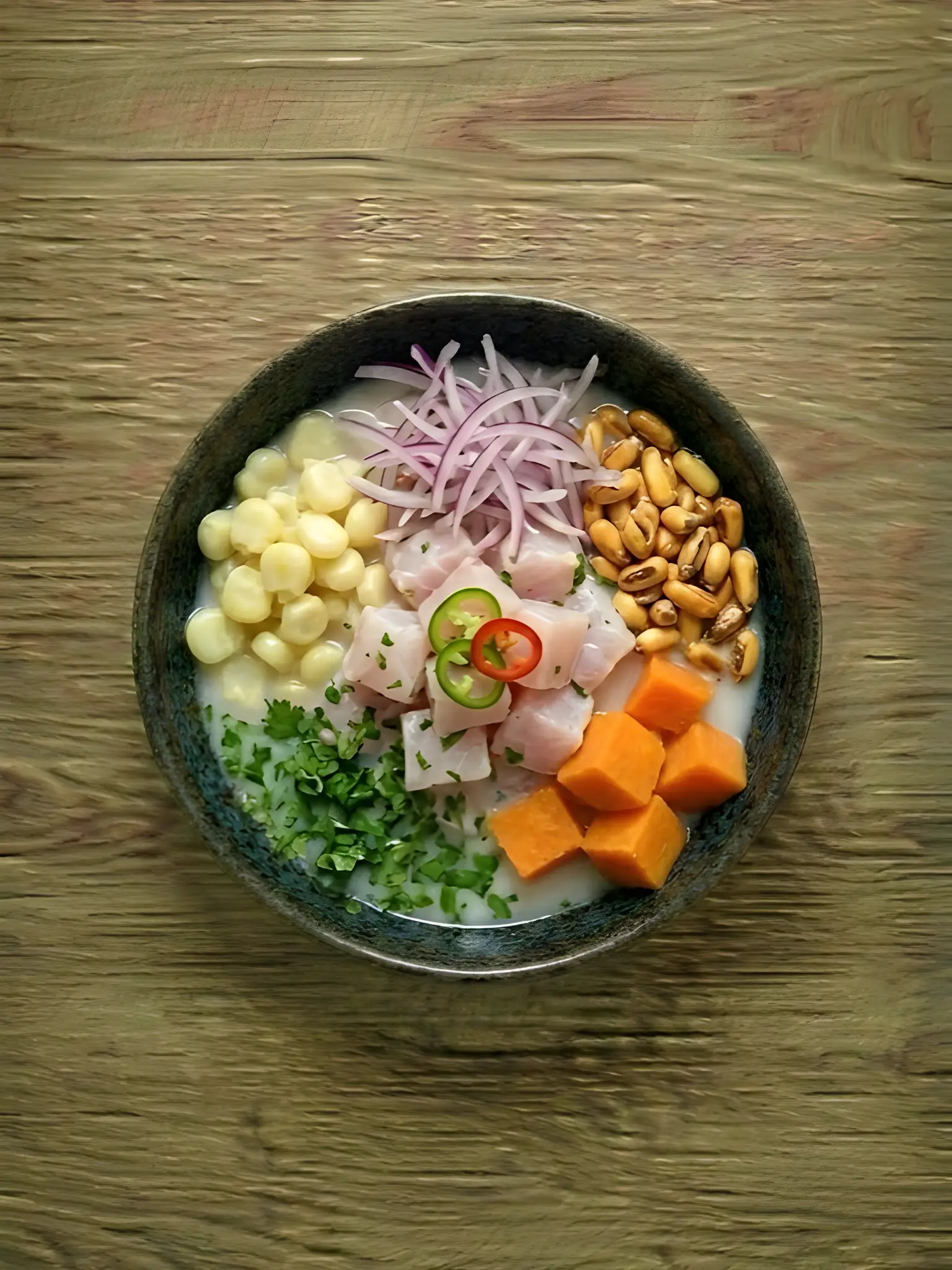 Ceviche Peruano de Corvina