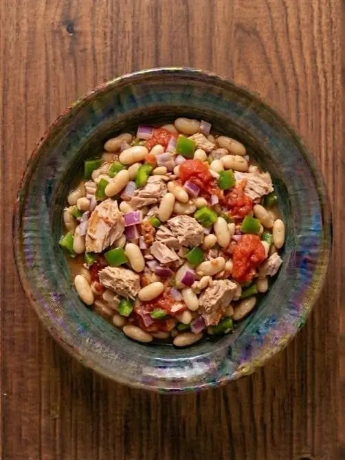 Alubias blancas con atún