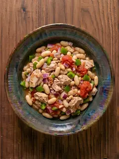 Alubias blancas con atún