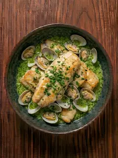 Merluza en salsa verde rápida