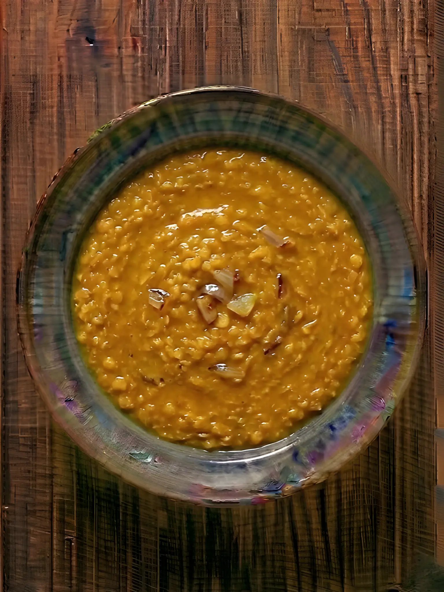 Dal de lentejas rojas con cúrcuma
