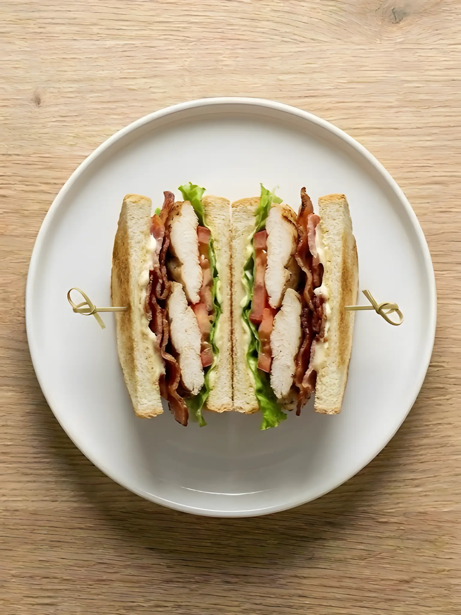 Sándwich Club de Pollo