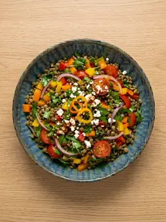 Ensalada de Lentejas Templada