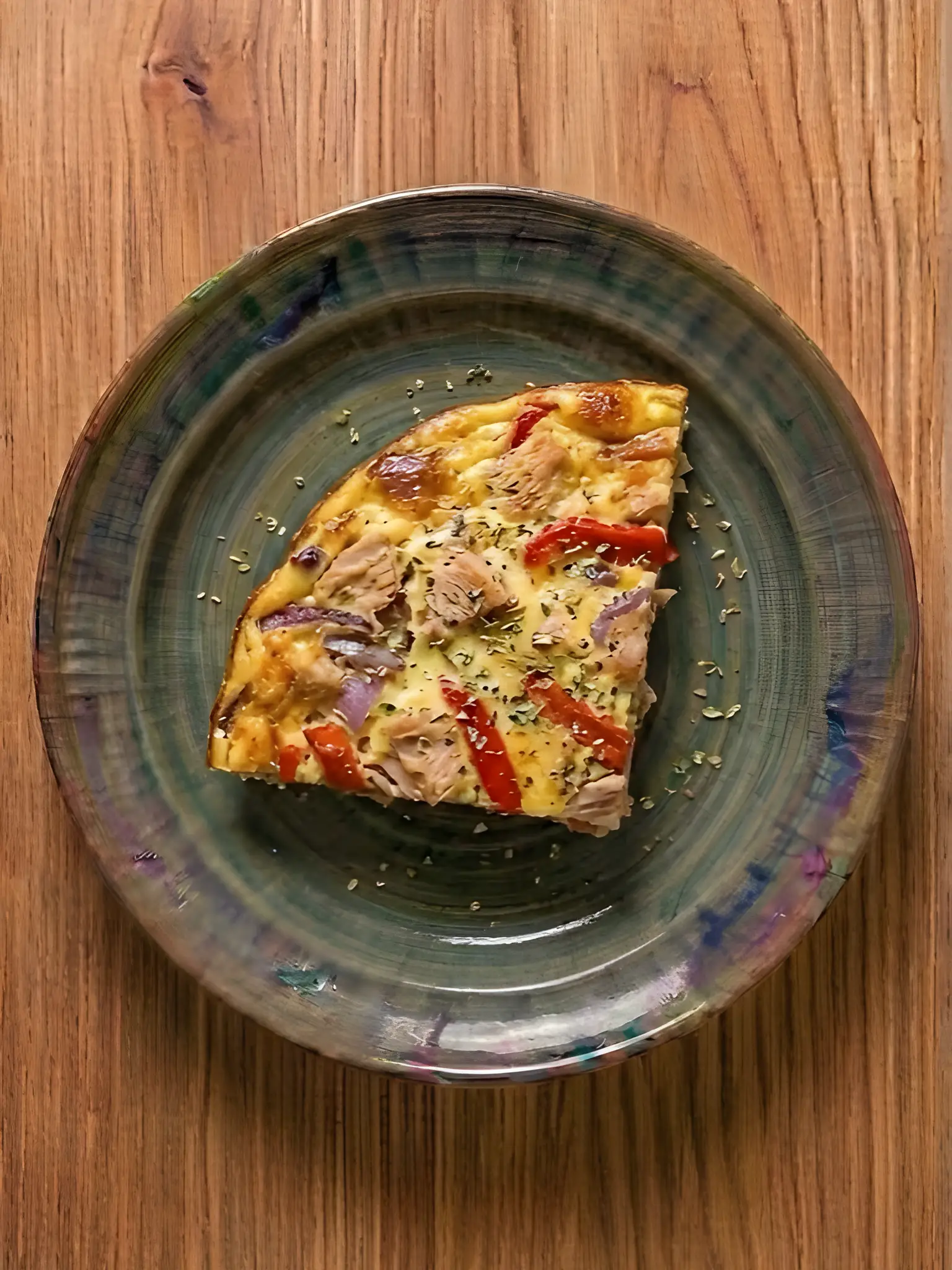 Frittata de atún y pimiento al horno